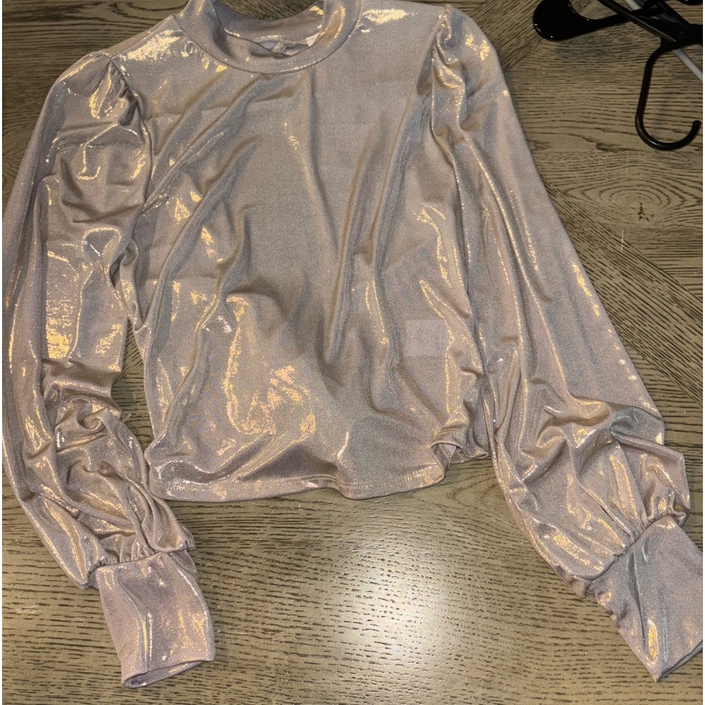 Shimmer holiday top! Brand new-no tags.